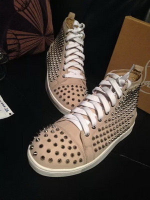 Christian Louboutin High-Top Fashion Men Shoes--012